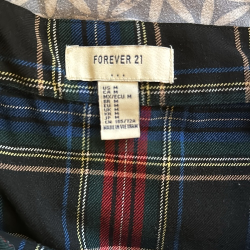 Forever 21 M Plaid Skirt! - Picture 5 of 5